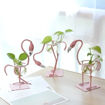 Creative Wrought Iron Flamingo Hydroponic Plant Glass Vase Decoration And Home Living Room Restaurant Desktop Decoration Crafts
Creative Wrought Iron Flamingo Hydroponic Plant Glass Vase Decoration And Home Living Room Restaurant Desktop Decoration Crafts