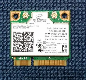 Dual Band Wireless 7260 7260HMW AC 802.11b/g/n Mini PCI-E Wifi + Bluetooth 4.0 Adapter 04W3814 FOR IBM
Dual Band Wireless 7260 7260HMW AC 802.11b/g/n Mini PCI-E Wifi + Bluetooth 4.0 Adapter 04W3814 FOR IBM