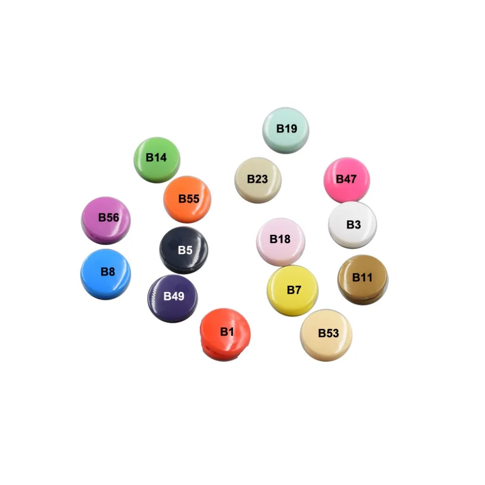 Plastic Snap Fasteners T5 12mm 1000Sets KAM Sew On Plastic Resin Snap Button For Fabric Glossy Size 20 Round
Plastic Snap Fasteners T5 12mm 1000Sets KAM Sew On Plastic Resin Snap Button For Fabric Glossy Size 20 Round