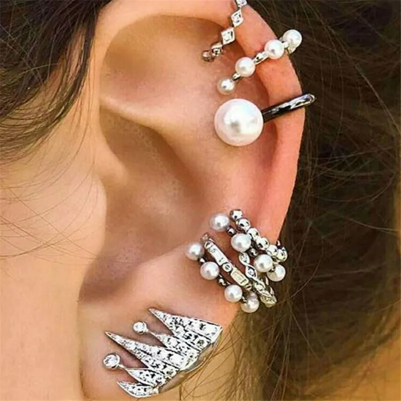 DANZE Bohemian Silver Color Geometric Stud Earrings Set for Women Vintage Crystal Imitation Pearl Earing Jewelry Brincos 9 Pairs
DANZE Bohemian Silver Color Geometric Stud Earrings Set for Women Vintage Crystal Imitation Pearl Earing Jewelry Brincos 9 Pairs
