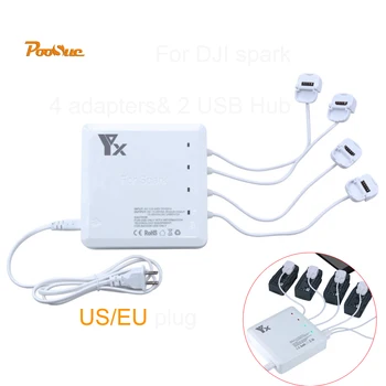 NEW fast charging 6 output Charger with 2 USB Ports and 4 adapters Charge charger for DJI Spark battery and remote control
NEW fast charging 6 output Charger with 2 USB Ports and 4 adapters Charge charger for DJI Spark battery and remote control