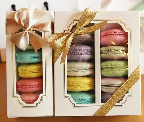 wholesale 500pcs Lovely Simple White Open-Window Dessert Macarons Box Cake Box Chocolate Muffin Biscuits Box for Cookie Package
wholesale 500pcs Lovely Simple White Open-Window Dessert Macarons Box Cake Box Chocolate Muffin Biscuits Box for Cookie Package