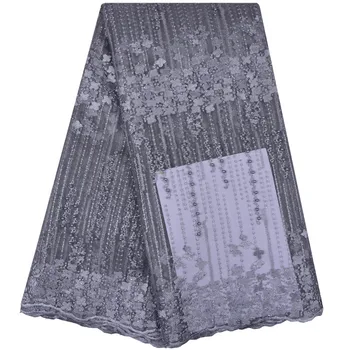 New African Lace Fabric 2018 Embroidered Nigerian Laces Fabric Gray High Quality French Tulle Lace Fabric For Wedding Lace 1139
New African Lace Fabric 2018 Embroidered Nigerian Laces Fabric Gray High Quality French Tulle Lace Fabric For Wedding Lace 1139