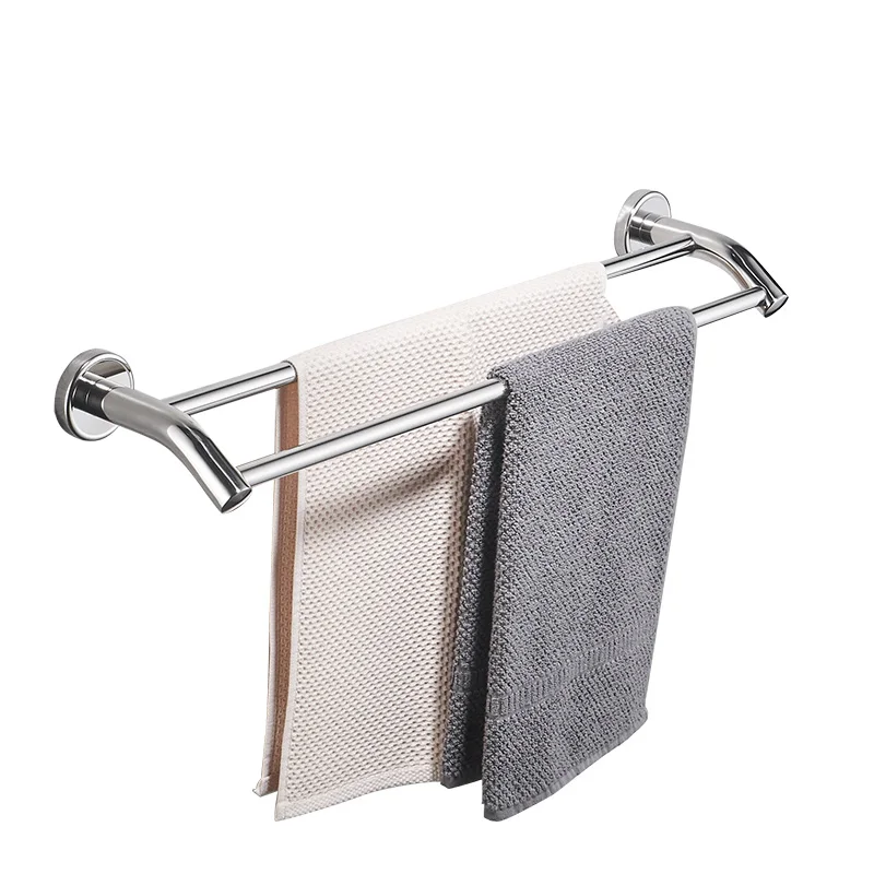 AUSWIND Modern 304 Stainless Steel Silver Polish Double Towel Bar Free Punching Toilet Rack Round Base Bathroom Hardware Set
AUSWIND Modern 304 Stainless Steel Silver Polish Double Towel Bar Free Punching Toilet Rack Round Base Bathroom Hardware Set