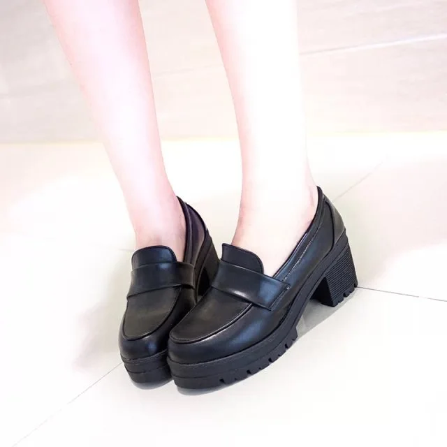 Women's Classic Thick with round head Students Shoes Japanese School Uniform Shoes Sweet Lolita Shoes JK Commuter Cosplay Shoes
Women's Classic Thick with round head Students Shoes Japanese School Uniform Shoes Sweet Lolita Shoes JK Commuter Cosplay Shoes