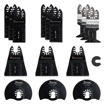15 PCS Wood Oscillating Saw Blades Set Quick Release Multitool Blades for Wood Metal Plastic Drywall Fit Craftsman Dewalt
15 PCS Wood Oscillating Saw Blades Set Quick Release Multitool Blades for Wood Metal Plastic Drywall Fit Craftsman Dewalt