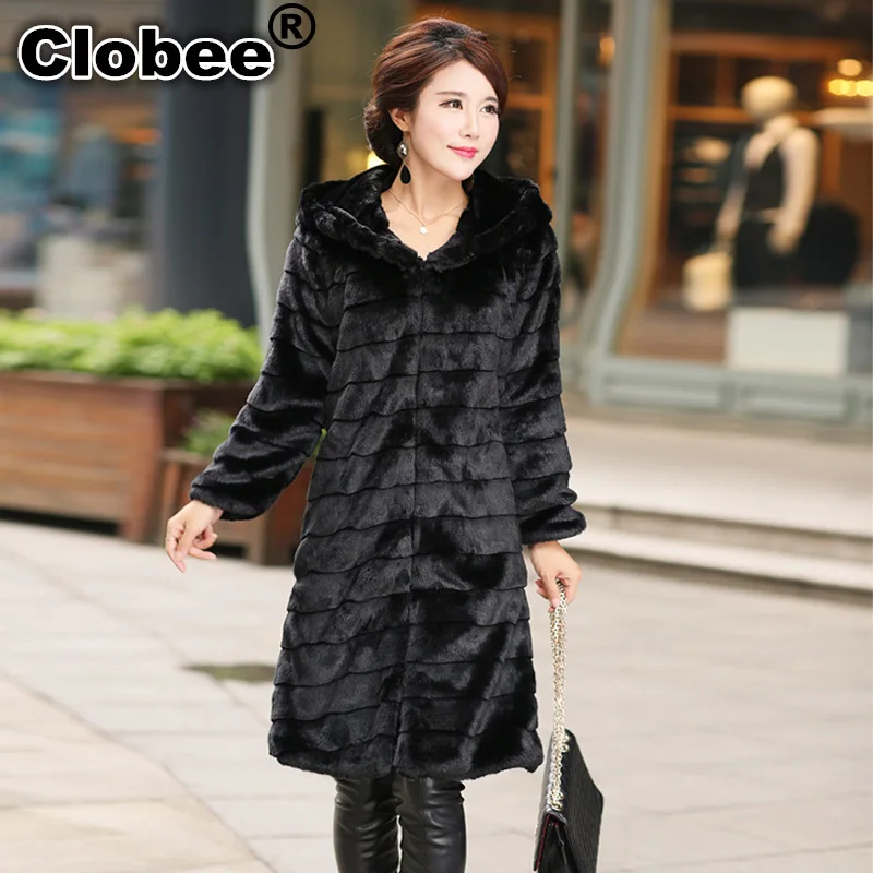 artificial fur coat Mink Fur Jacket Winter Long Striped Black Fur Coat Overcoat Plus Size Women Clothing Winter Coat with a hood
artificial fur coat Mink Fur Jacket Winter Long Striped Black Fur Coat Overcoat Plus Size Women Clothing Winter Coat with a hood