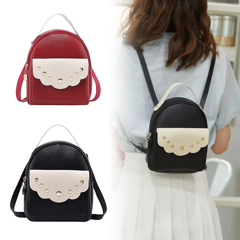Mini Backpack Women PU Leather Shoulder Bag For Teenage Girls Kids Multi-Function Small Bagpack Female Ladies School Backpack OH
Mini Backpack Women PU Leather Shoulder Bag For Teenage Girls Kids Multi-Function Small Bagpack Female Ladies School Backpack OH