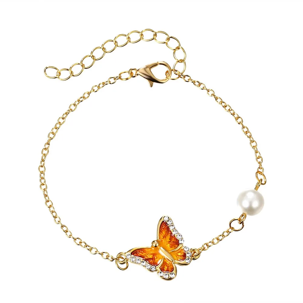 Children Beautiful Butterfly Charm Bracelet For Girls Kids Hand Chain Gold Color Best Friend Women's Beach Bracelets
Children Beautiful Butterfly Charm Bracelet For Girls Kids Hand Chain Gold Color Best Friend Women's Beach Bracelets