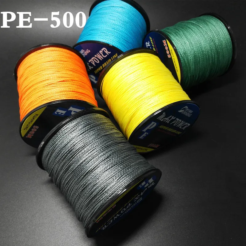 5 Colors Germen Quality Max Power 500m 4 Strands Super Strong Japan Multifilament PE Braided Fishing Line for Lure Sea Fishing
5 Colors Germen Quality Max Power 500m 4 Strands Super Strong Japan Multifilament PE Braided Fishing Line for Lure Sea Fishing