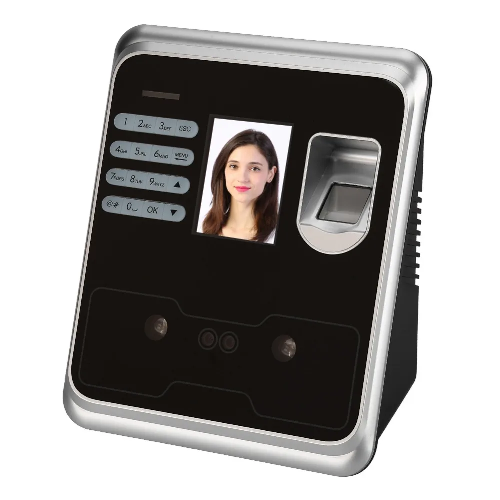 

2.4-inch F596U TFT Wireless Face Recognition Facial Fingerprint Password Recorder Attendance Machine 110-240V