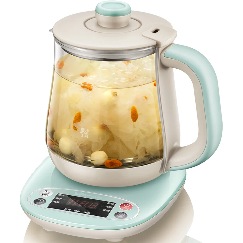 Automatic Mini Health Pot Thicker Glass Nourishing Soup Porridge Pot Stainless Steel Heating Kettle Elegent Green Free Shipping
Automatic Mini Health Pot Thicker Glass Nourishing Soup Porridge Pot Stainless Steel Heating Kettle Elegent Green Free Shipping