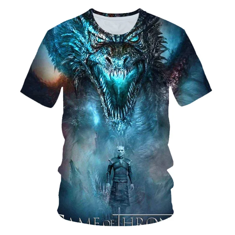 2019 Newest T shirt Game of Thrones tshirt Night King&Dragon Men's T-shirt 3d Print Tshirts Summer Harajuku Hip Hop Short Sleeve
2019 Newest T shirt Game of Thrones tshirt Night King&Dragon Men's T-shirt 3d Print Tshirts Summer Harajuku Hip Hop Short Sleeve