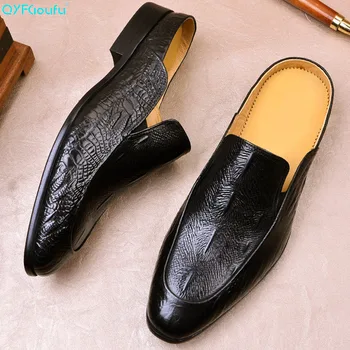 QYFCIOUFU 2019 Summer New Loafer crocodile shoes Slip-On Men's dress shoes Genuine Leather Casual Footwear Wedding formal shoes
QYFCIOUFU 2019 Summer New Loafer crocodile shoes Slip-On Men's dress shoes Genuine Leather Casual Footwear Wedding formal shoes