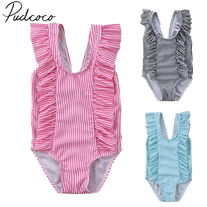 2018 Brand New Toddler Infant Newborn Kid Baby Girls Swimwear Swimsuit Bikini Set Bathing Suit Costume Striped Ruffled Swimwear
2018 Brand New Toddler Infant Newborn Kid Baby Girls Swimwear Swimsuit Bikini Set Bathing Suit Costume Striped Ruffled Swimwear