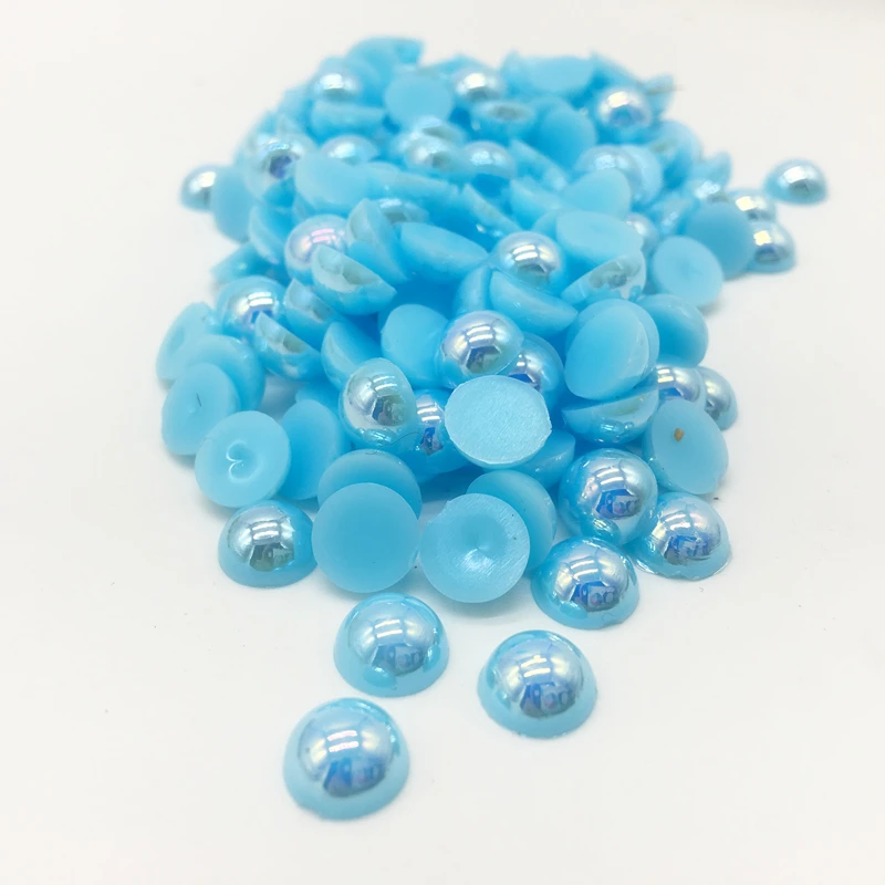 4 6 8 10mm Light blue ABS Half Round Pearl Bead Flat Back Scrapbook DIY Jewelry Making
4 6 8 10mm Light blue ABS Half Round Pearl Bead Flat Back Scrapbook DIY Jewelry Making