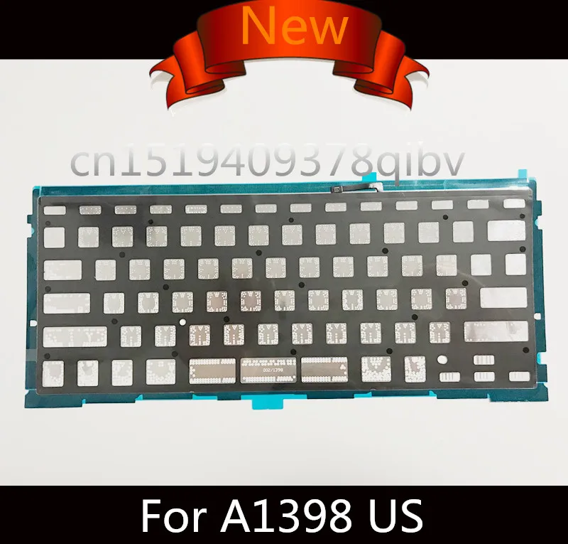 Brand New US English QWERTY Standard Keyboard Backlight for Macbook Pro Retina 15" A1398 2013 2014 2015 2016 Year
Brand New US English QWERTY Standard Keyboard Backlight for Macbook Pro Retina 15" A1398 2013 2014 2015 2016 Year