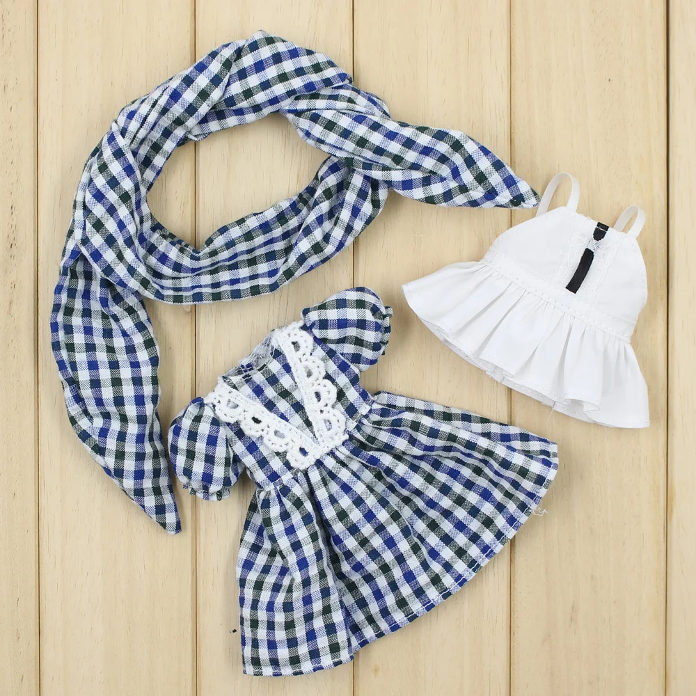 Outfits for Blyth doll Plaid lolita dress, Hair ban,Waistcoat Picnic style suit for 1/6 azone BJD pullip licca
Outfits for Blyth doll Plaid lolita dress, Hair ban,Waistcoat Picnic style suit for 1/6 azone BJD pullip licca