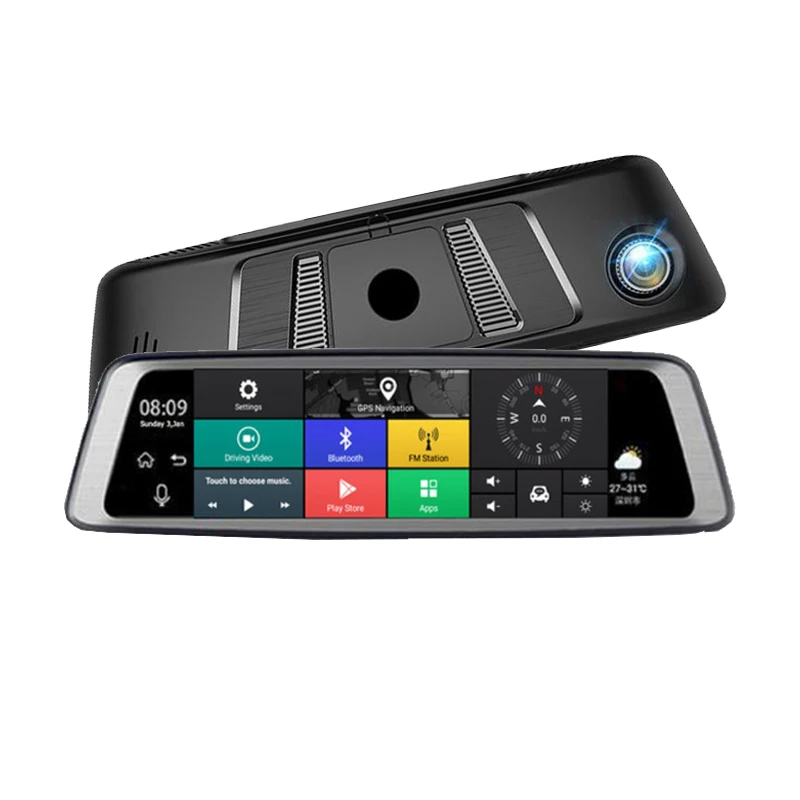QUIDUX Car Dash Cam 10" Android intelligent Cloud GPS Navigation Front and Rear Dual 1080P waterproof Camera Streaming Media DVR
QUIDUX Car Dash Cam 10" Android intelligent Cloud GPS Navigation Front and Rear Dual 1080P waterproof Camera Streaming Media DVR