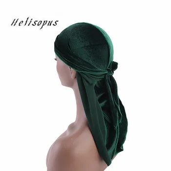 Helisopus New Velvet Long Tail Pirate Turban Men Women Solid Color Durags Bandana Turban Fashion Headwear Hair Accessories
Helisopus New Velvet Long Tail Pirate Turban Men Women Solid Color Durags Bandana Turban Fashion Headwear Hair Accessories
