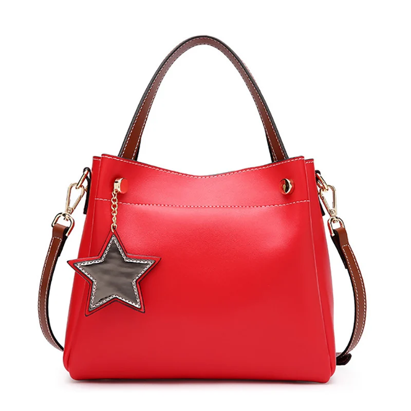Popular Genuine Leather Handbags Fashion Large Capacity Cow Skin Bucket Bag Cow Leather Tote Shoulder Bag Messenger Bags
Popular Genuine Leather Handbags Fashion Large Capacity Cow Skin Bucket Bag Cow Leather Tote Shoulder Bag Messenger Bags