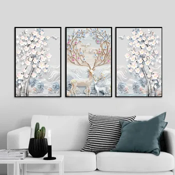 Painting By Numbers Acrylic Paint snow deer Landscape DIY Digital Unique Gift Picture Hand Painted Oil Painting canvas
Painting By Numbers Acrylic Paint snow deer Landscape DIY Digital Unique Gift Picture Hand Painted Oil Painting canvas