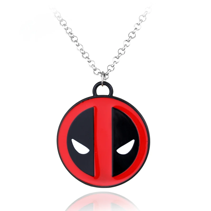Deadpool Necklace Red and Black Enamel Pendant Vintage Fashion for Women Silver Chain Jewelry Collares Cosplay
Deadpool Necklace Red and Black Enamel Pendant Vintage Fashion for Women Silver Chain Jewelry Collares Cosplay