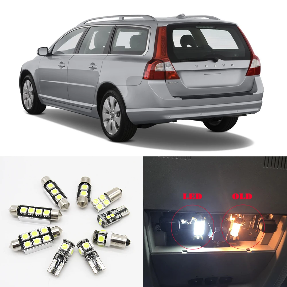 11pc White Canbus Auto LED Door Step Courtesy Light For 2008 2009 2010 Volvo V70 Estate Wagon Car Dome Lamp Interior Package Kit
11pc White Canbus Auto LED Door Step Courtesy Light For 2008 2009 2010 Volvo V70 Estate Wagon Car Dome Lamp Interior Package Kit