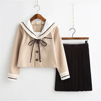 New Arrival Japanese School Uniform For Girls Kawaii Lolita Sailor Uniforms Cosplay Costumes suit
New Arrival Japanese School Uniform For Girls Kawaii Lolita Sailor Uniforms Cosplay Costumes suit
