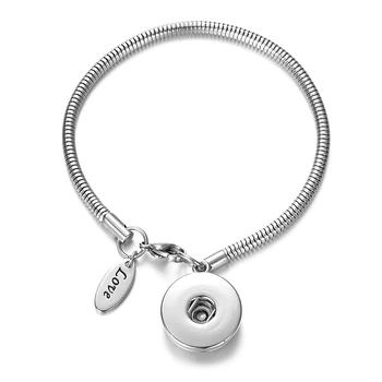 10pcs/lot Stainless Steel Bracelet With Ginger Snap Button Charms Jewelry fit 18mm Button NN-667*10
10pcs/lot Stainless Steel Bracelet With Ginger Snap Button Charms Jewelry fit 18mm Button NN-667*10