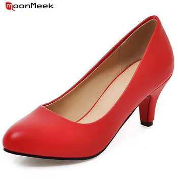 MoonMeek 2020 new fashion high heels mature female shoes pointed toe shallow slip on dress casual elegant pumps women shoes
MoonMeek 2020 new fashion high heels mature female shoes pointed toe shallow slip on dress casual elegant pumps women shoes
