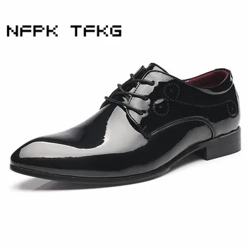 large size mens luxury fashion business office wedding formal dresses patent leather shoes oxford shoe point toe zapatos hombre
large size mens luxury fashion business office wedding formal dresses patent leather shoes oxford shoe point toe zapatos hombre