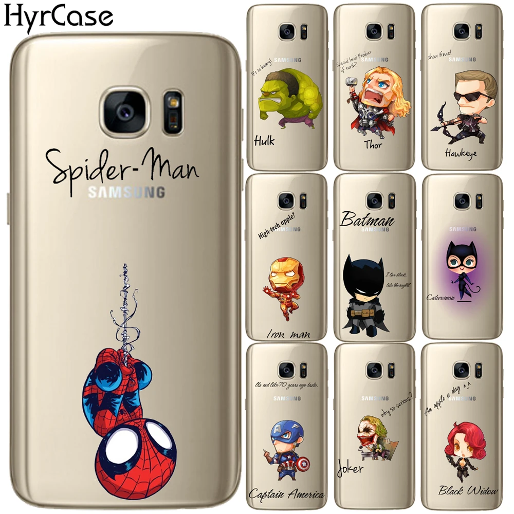 Cool Cartoon Marvel Heros Soft TPU Silicone Phone Back Case Cover For Samsung Galaxy S5 Mini S6 S7 Edge S8 S9 S10 Plus E Coque
Cool Cartoon Marvel Heros Soft TPU Silicone Phone Back Case Cover For Samsung Galaxy S5 Mini S6 S7 Edge S8 S9 S10 Plus E Coque
