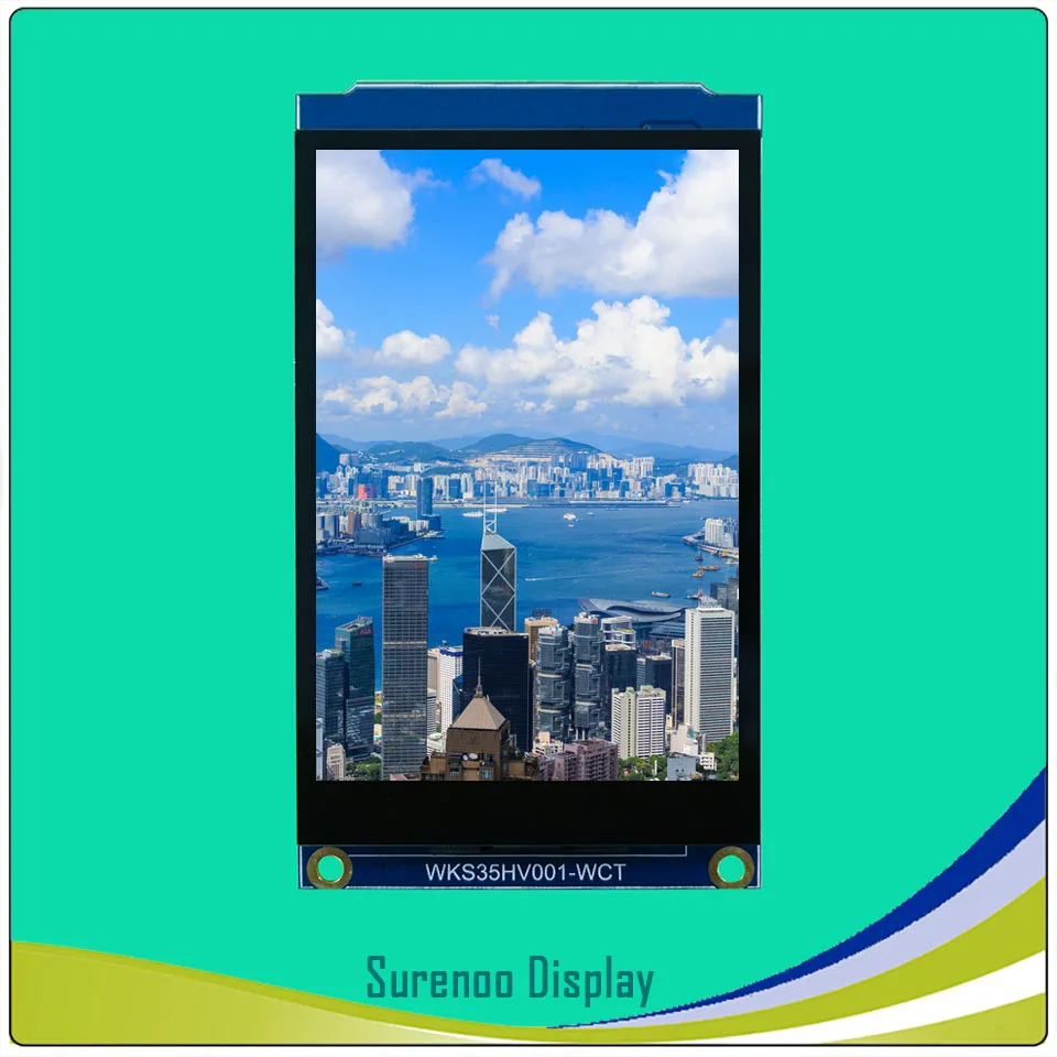 3.5" inch 320*480 NT35310 TFT WKS Color LCD Module Display Screen with I2C Capacitive Touch Panel build-in GT5668
3.5" inch 320*480 NT35310 TFT WKS Color LCD Module Display Screen with I2C Capacitive Touch Panel build-in GT5668