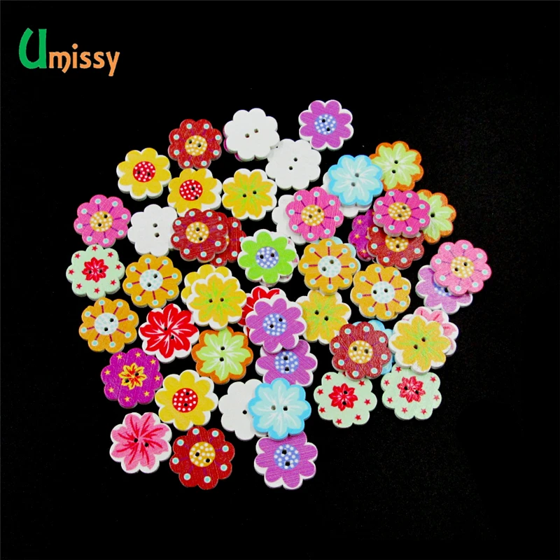 50pcs Scrapbook Sewing Accessories Wooden Buttons Colorful Mixed Flowers Wave Edge DIY Craft 2 Holes 20x19mm
50pcs Scrapbook Sewing Accessories Wooden Buttons Colorful Mixed Flowers Wave Edge DIY Craft 2 Holes 20x19mm
