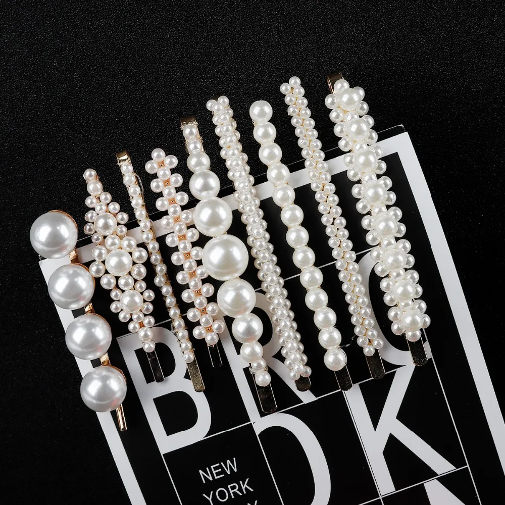 1pc Korean Full Pearl Barrettes Beaded Hair Clip Pin Hairgrip Headdress Hairgrips Hair Accessories For Women Girl Bridal Jewelry
1pc Korean Full Pearl Barrettes Beaded Hair Clip Pin Hairgrip Headdress Hairgrips Hair Accessories For Women Girl Bridal Jewelry