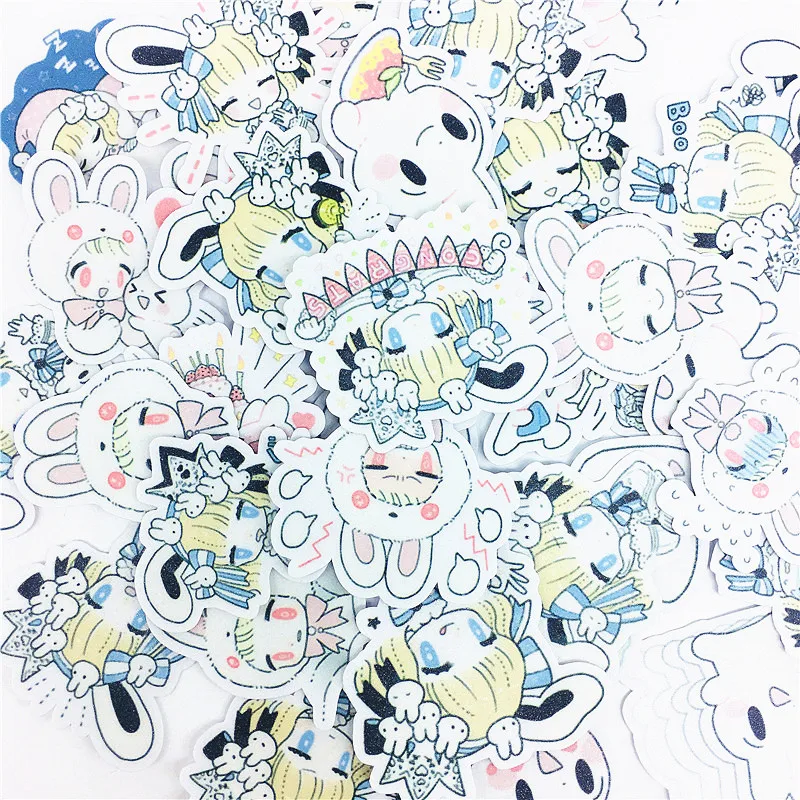 38 PCS Meng rabbit girl mini Stickers Crafts And Scrapbooking stickers book Student label Decorative sticker DIY Stationery
38 PCS Meng rabbit girl mini Stickers Crafts And Scrapbooking stickers book Student label Decorative sticker DIY Stationery