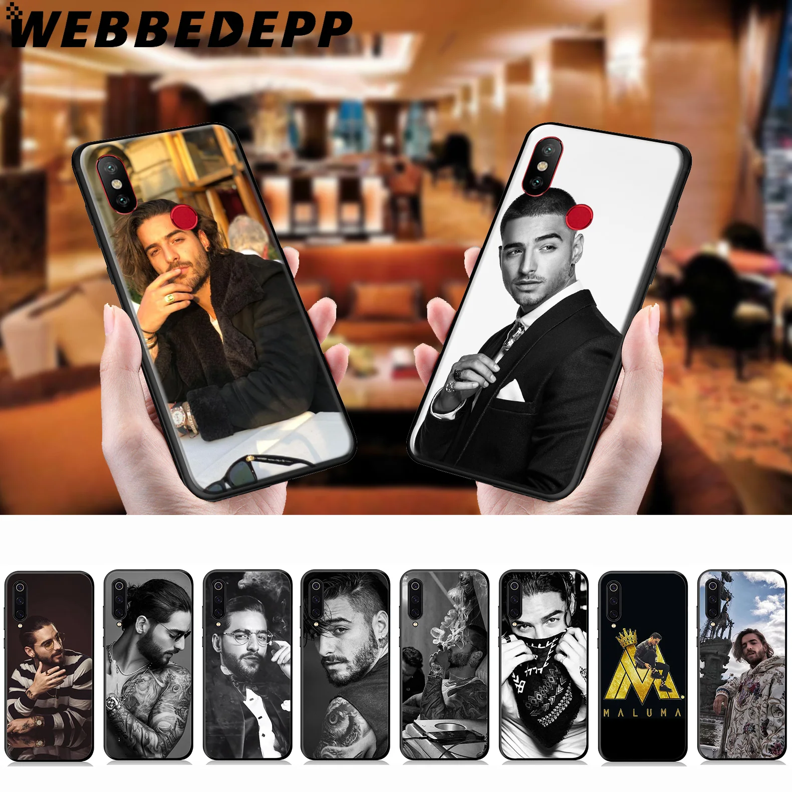 WEBBEDEPP Maluma Singer Soft Case for Xiaomi Mi 9T 9 8 SE 6 A1 A2 A3 Lite MiA1 MiA2 MiA3 Mi F1 MAX 3 Mi8 CC9E CC9
WEBBEDEPP Maluma Singer Soft Case for Xiaomi Mi 9T 9 8 SE 6 A1 A2 A3 Lite MiA1 MiA2 MiA3 Mi F1 MAX 3 Mi8 CC9E CC9
