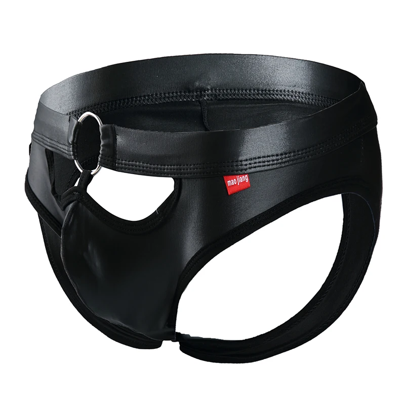 PU Leather Sexy Gay Mens Thongs G strings Men Underwear Briefs Gay Men Jockstrap Underpants Man Sissy Panties Hole Male Lingerie
PU Leather Sexy Gay Mens Thongs G strings Men Underwear Briefs Gay Men Jockstrap Underpants Man Sissy Panties Hole Male Lingerie