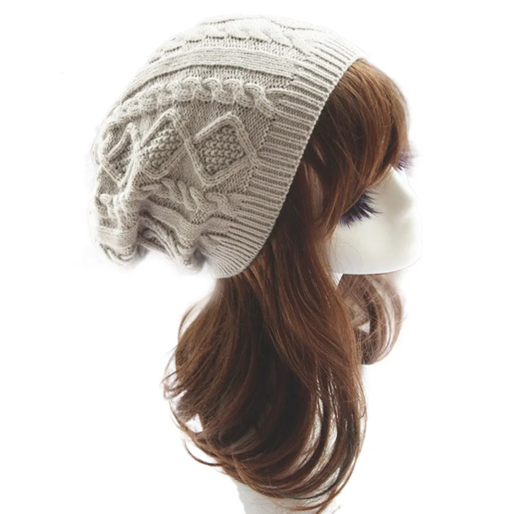 2019 Classic Stripe Solid Knitted Unisex Knit Baggy Beanies Beret winter hats for girls Warm Oversized Ski Caps Hat bonnet femme
2019 Classic Stripe Solid Knitted Unisex Knit Baggy Beanies Beret winter hats for girls Warm Oversized Ski Caps Hat bonnet femme