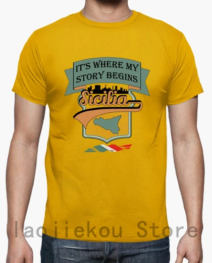 100% cotton Funny men T shirt Women Fashion tshirt sICILY T-Shirt Unisex cool white and black shirts
100% cotton Funny men T shirt Women Fashion tshirt sICILY T-Shirt Unisex cool white and black shirts