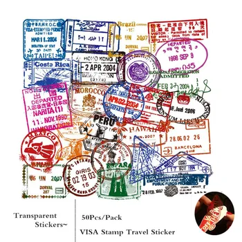 50Pcs Transparent Stickers Vintage Postmark Stickers VISA Stamp Travel Seal Sticker for Pad Motor Car Suitcase Vinyl Laptop Skin
50Pcs Transparent Stickers Vintage Postmark Stickers VISA Stamp Travel Seal Sticker for Pad Motor Car Suitcase Vinyl Laptop Skin