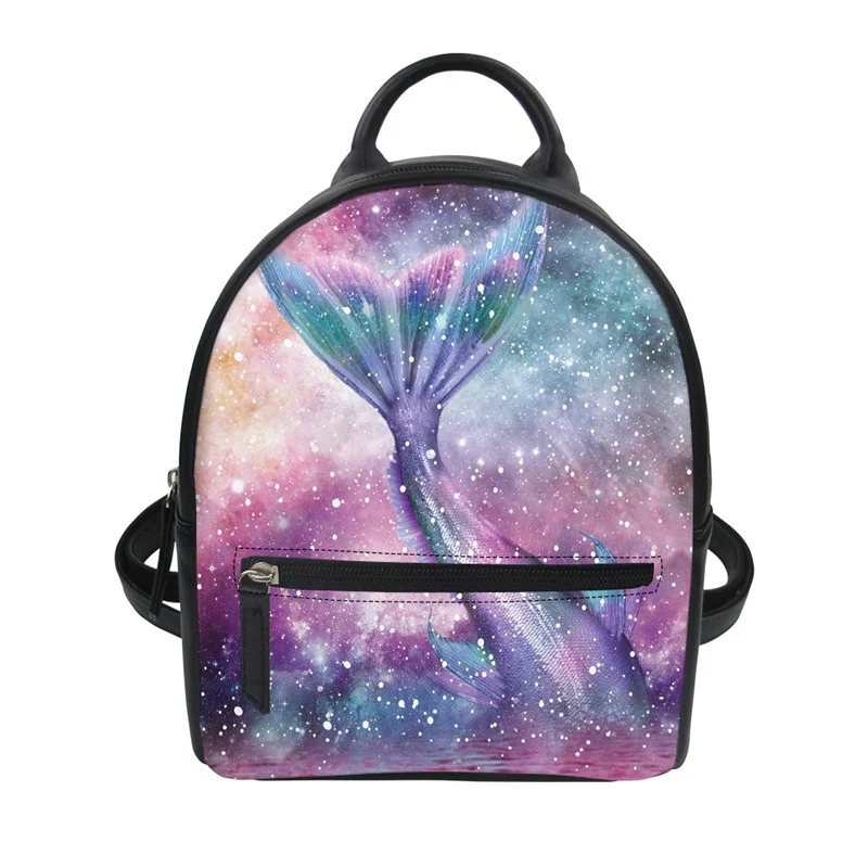 THIKIN Girls Small Daily Backpack Mermaid Scales Mini Shoulder Bag High Quality Fashion PU Leather Female Bag Custom School Bags
THIKIN Girls Small Daily Backpack Mermaid Scales Mini Shoulder Bag High Quality Fashion PU Leather Female Bag Custom School Bags