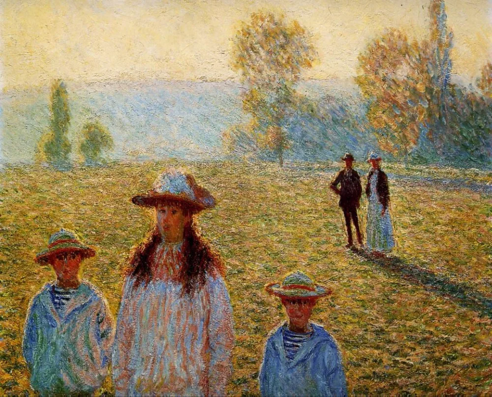 High quality Oil painting Canvas Reproductions Landscape at Giverny (1888) By Claude Monet hand painted
High quality Oil painting Canvas Reproductions Landscape at Giverny (1888) By Claude Monet hand painted