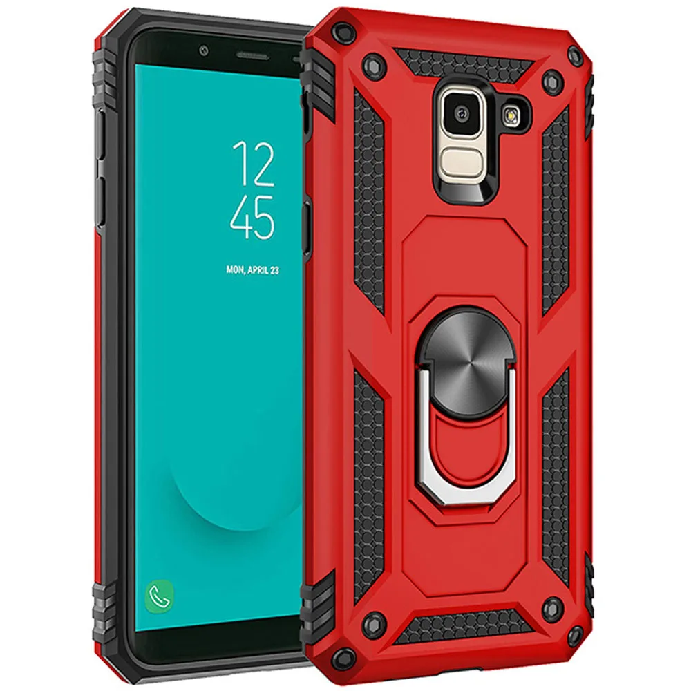 Case For Samsung Galaxy J6 2018 J600F / J6 Plus J610F Prime Magnetic Ring Stand Military Armor Case Dual Layer Anti Shock Cover
Case For Samsung Galaxy J6 2018 J600F / J6 Plus J610F Prime Magnetic Ring Stand Military Armor Case Dual Layer Anti Shock Cover
