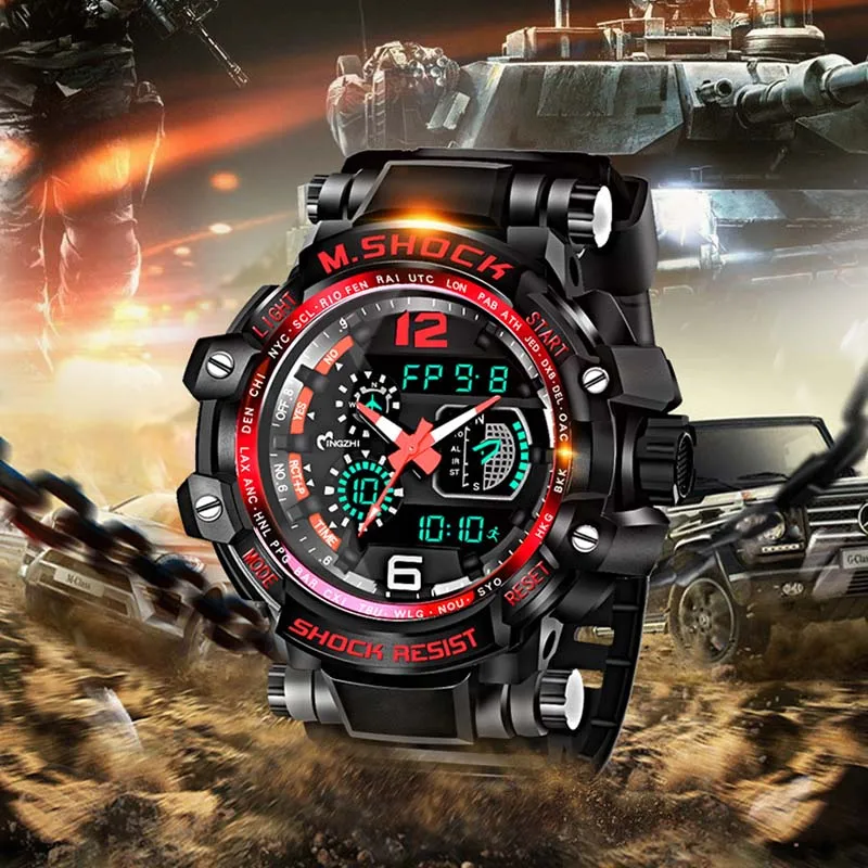 Men Watches White Sport Watch LED Digital 50M Waterproof Casual Watch S Shock Male Clock 1509 relogios masculino Watch Man
Men Watches White Sport Watch LED Digital 50M Waterproof Casual Watch S Shock Male Clock 1509 relogios masculino Watch Man