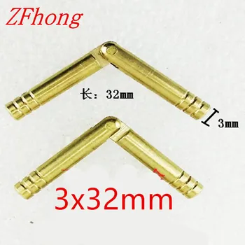 50PCS 3 x 32mm 3mm Brass Barrel Hinge Round Cylindrical Hidden Cabinet Hinges Concealed Invisible Mortise Mount Hinge
50PCS 3 x 32mm 3mm Brass Barrel Hinge Round Cylindrical Hidden Cabinet Hinges Concealed Invisible Mortise Mount Hinge