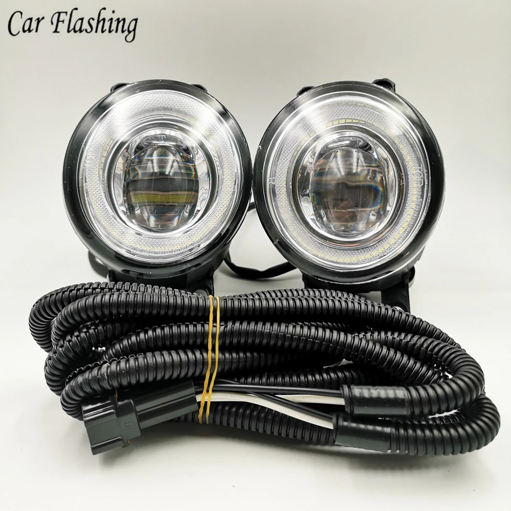 Car flashing 1Set/pair 12V Car LED Angel Eyes DRL Fog Light Lamp DRL Daytime Running Light For Toyota Harrier 2014-2016
Car flashing 1Set/pair 12V Car LED Angel Eyes DRL Fog Light Lamp DRL Daytime Running Light For Toyota Harrier 2014-2016