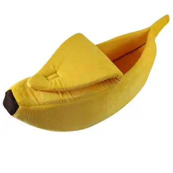 Cute Soft Pet House Banana Shape Cat Litter Kennel Mini Cartoon Shape Dog Cat Bed Soft Warm Pet Kennel For Puppy Supplies
Cute Soft Pet House Banana Shape Cat Litter Kennel Mini Cartoon Shape Dog Cat Bed Soft Warm Pet Kennel For Puppy Supplies