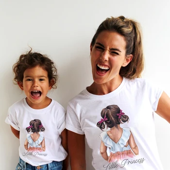 ZSIIBO Harajuku Female T-Shirt Family Matching Little princess Mom Girls Tops Clothes Tee Fashion Kawaii White Tshirt CX6L239
ZSIIBO Harajuku Female T-Shirt Family Matching Little princess Mom Girls Tops Clothes Tee Fashion Kawaii White Tshirt CX6L239